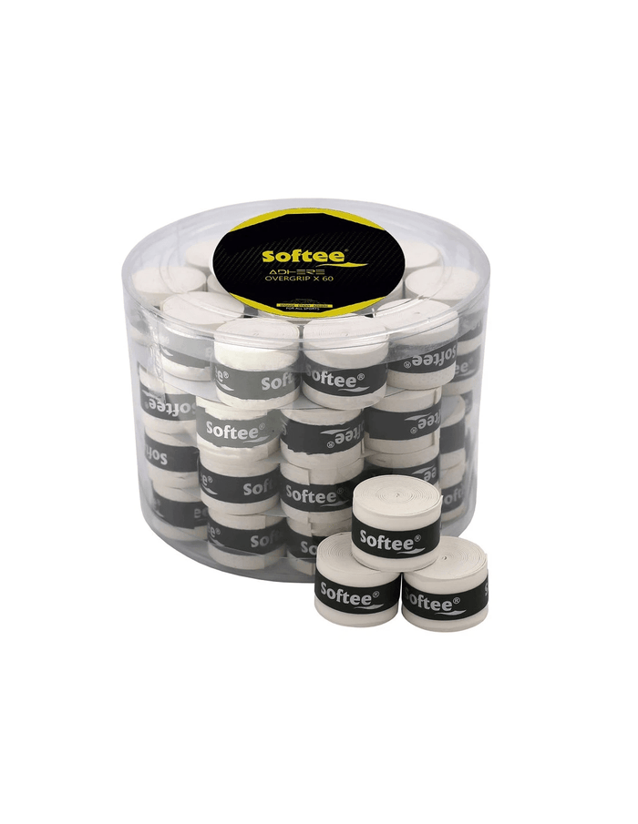 Softee White Overgrips Padel Grips x 60 - Playing Padel