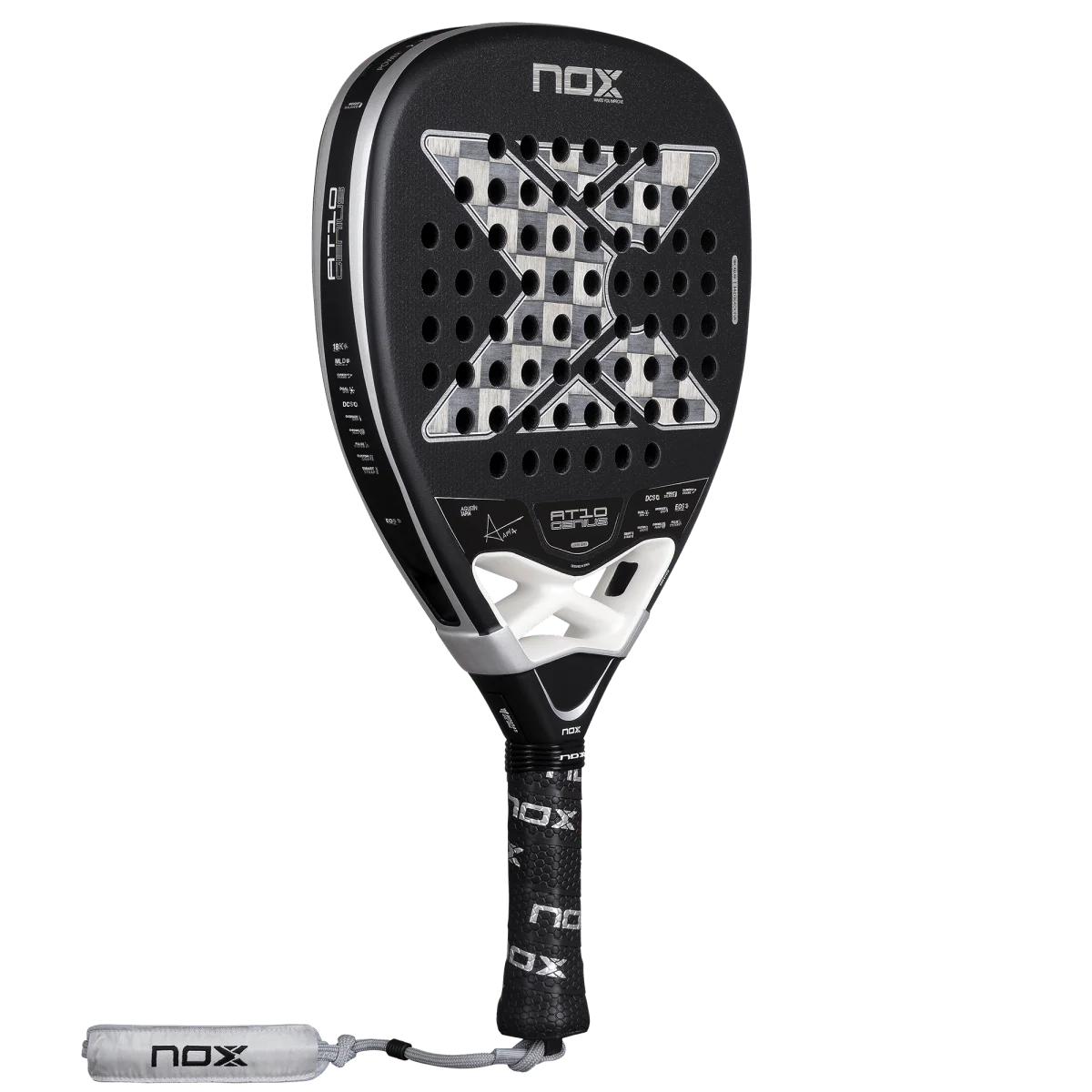 NOX AT10 Luxury Genius ATTACK 18K Alum 2026 Padel Racket - Agustín Tapia