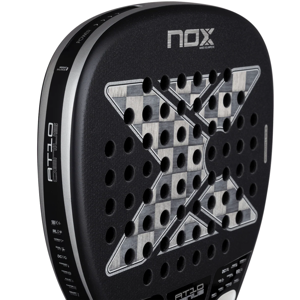 NOX AT10 Luxury Genius ATTACK 18K Alum 2026 Padel Racket - Agustín Tapia