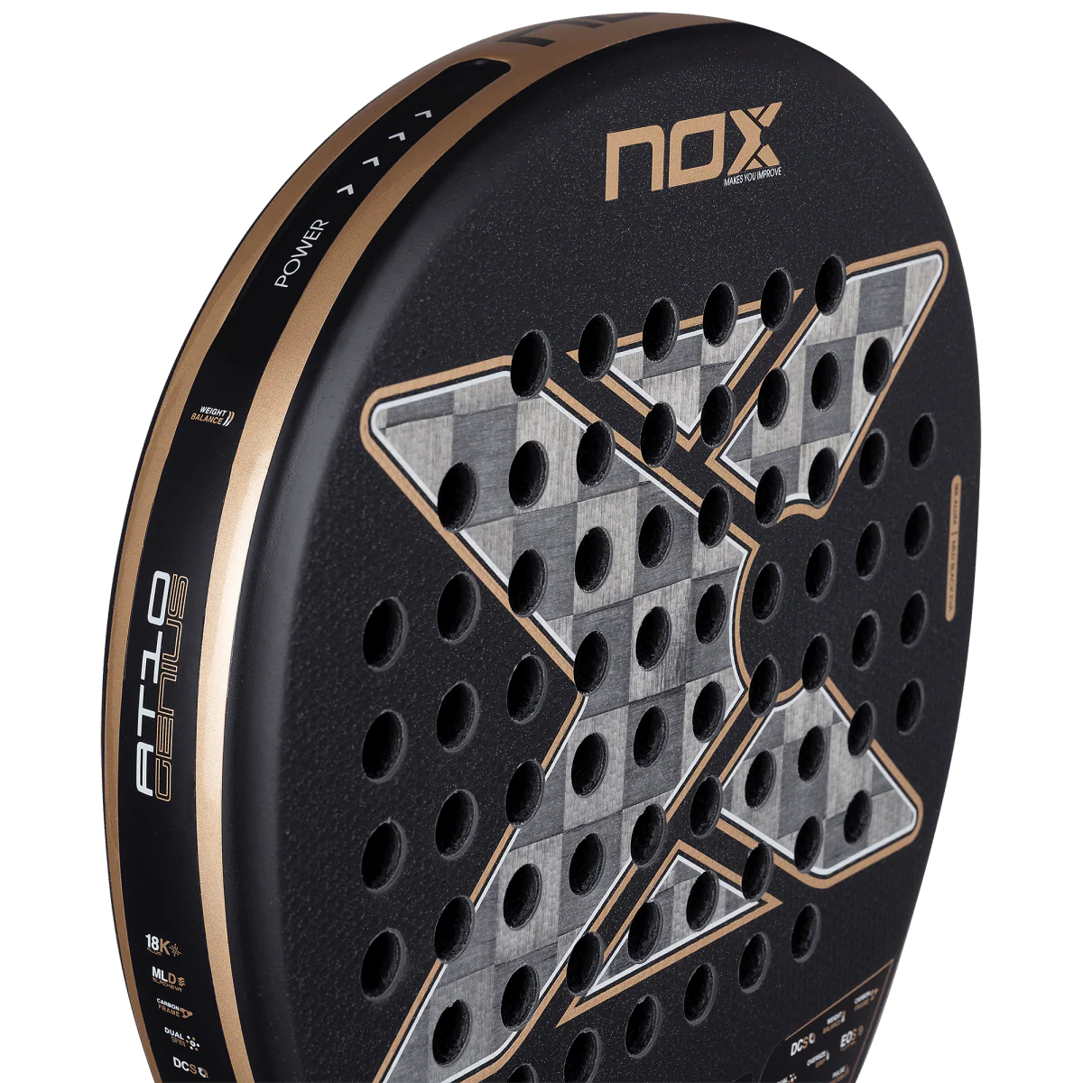 NOX AT10 Luxury Genius 18K Alum 2026 Padel Racket - Agustín Tapia