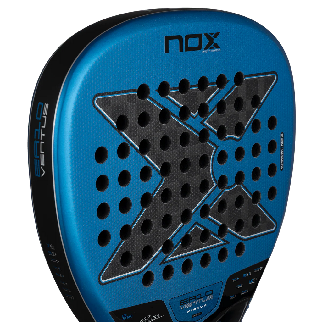 NOX EA10 Ventus Attack 12K XTREM Padel Racket - Edu Alonso