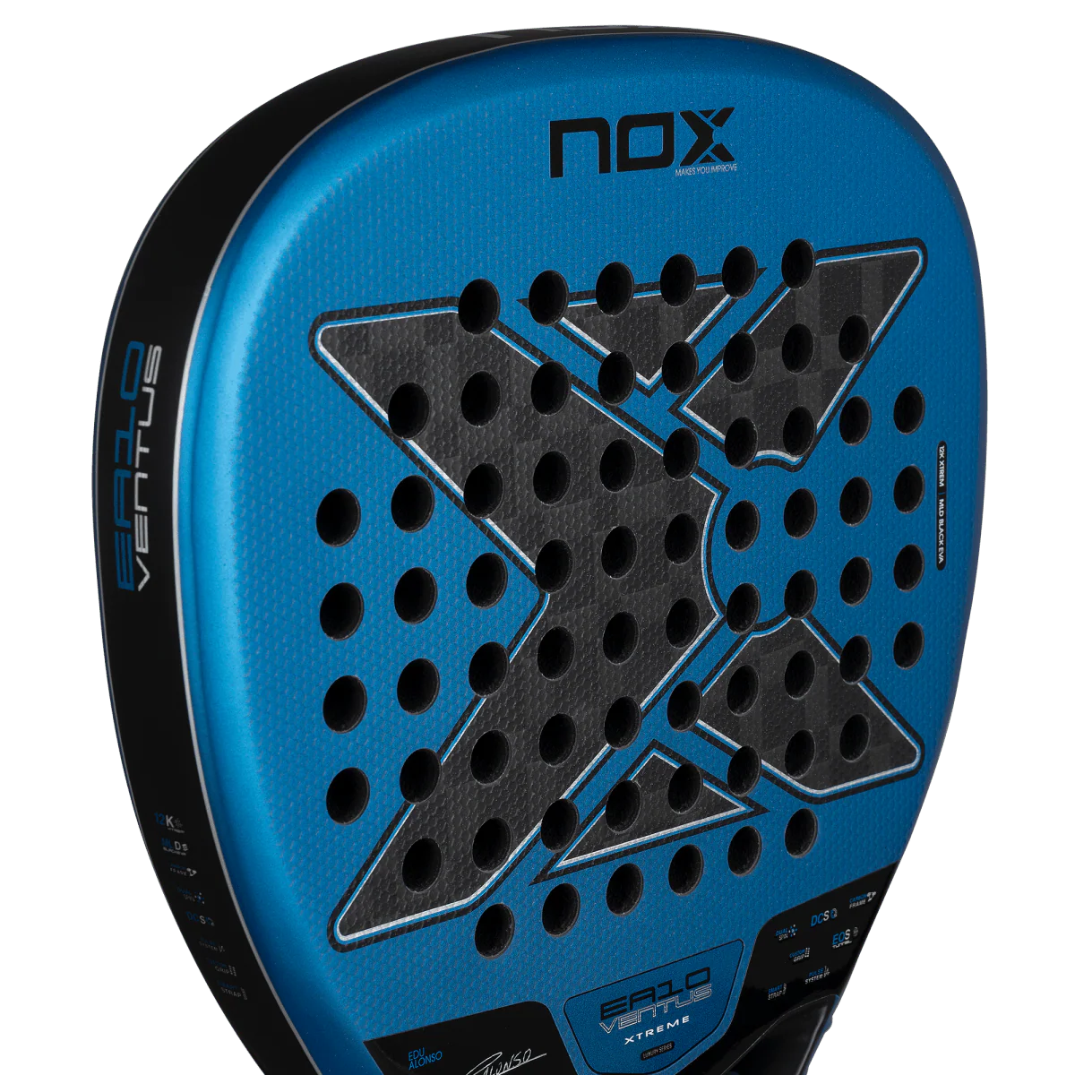 NOX EA10 Ventus Attack 12K XTREM Padel Racket - Edu Alonso