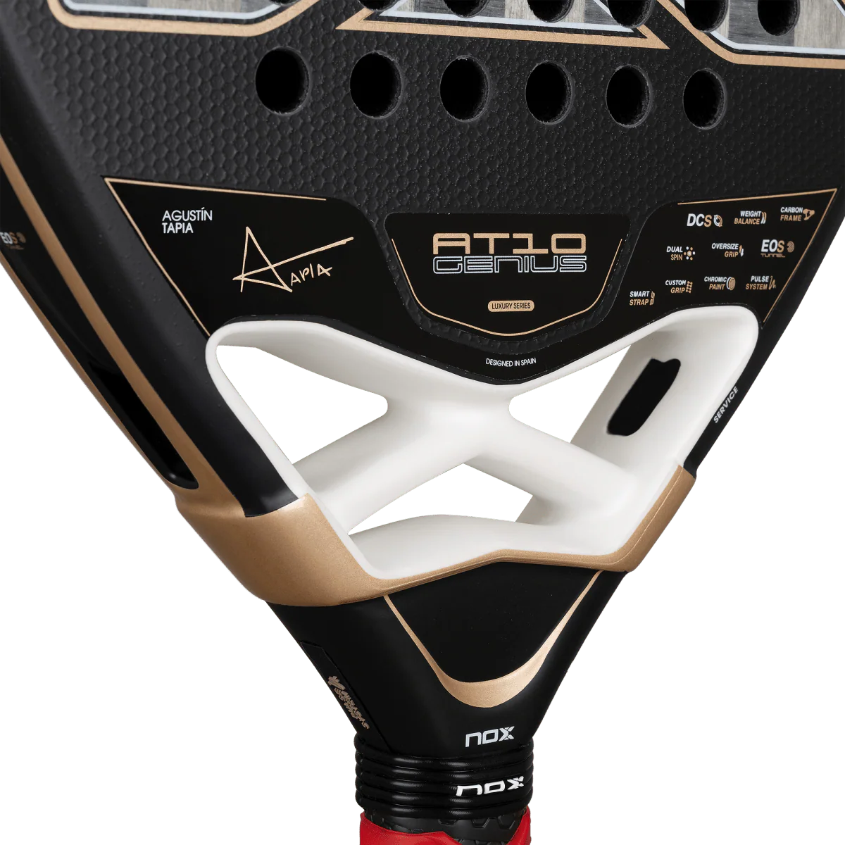 NOX AT10 Luxury Genius 18K Alum 2026 Padel Racket - Agustín Tapia