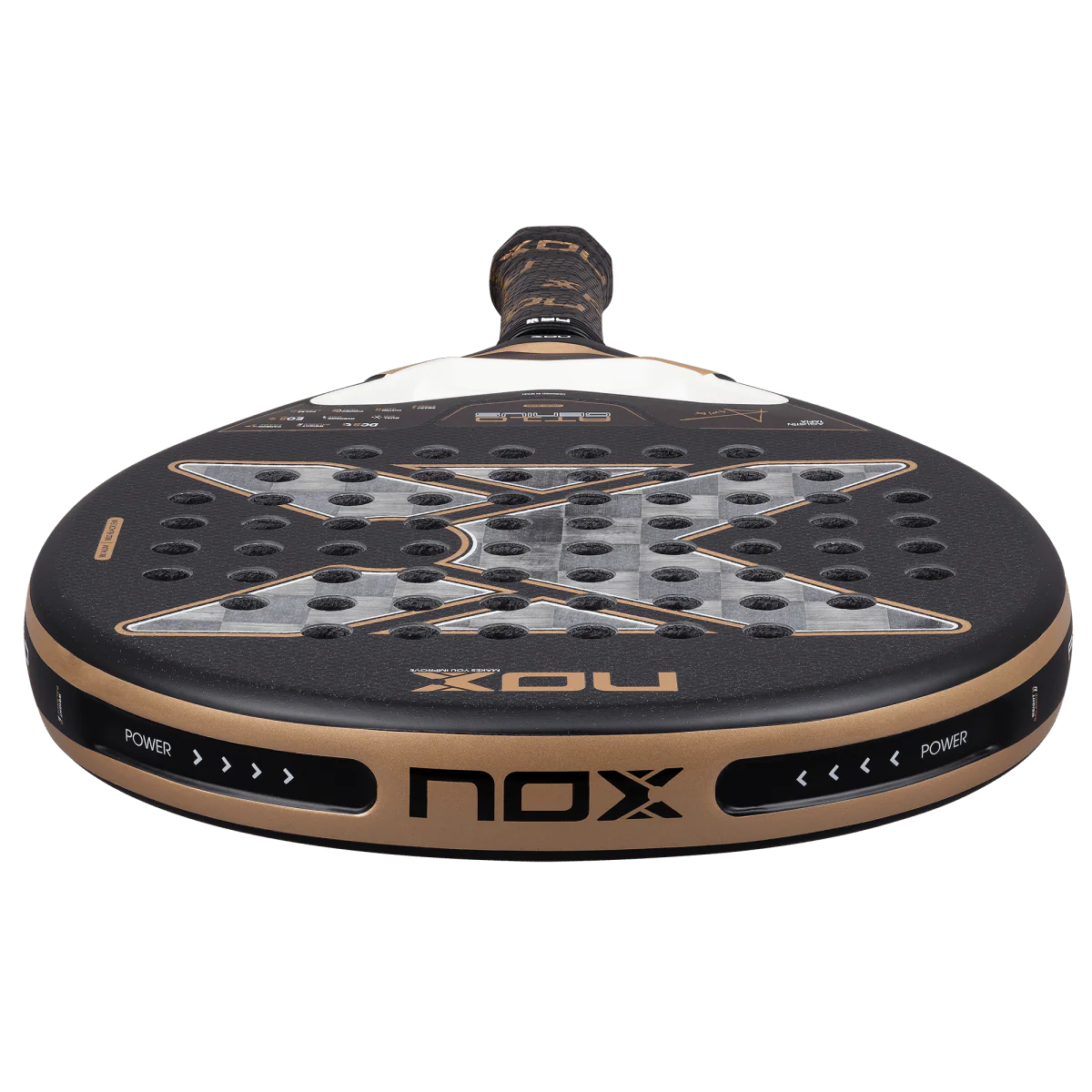 NOX AT10 Luxury Genius 18K Alum 2026 Padel Racket - Agustín Tapia