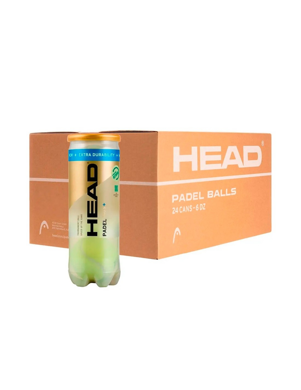 HEAD PRO S + (72 Padel Balls 24 x 3)