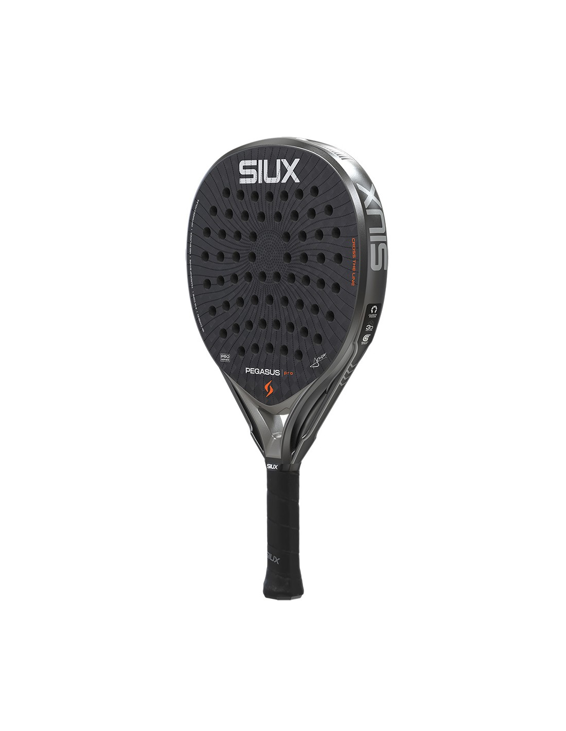 Siux Pegasus Pro 2026 Storm Grey Padel Racket