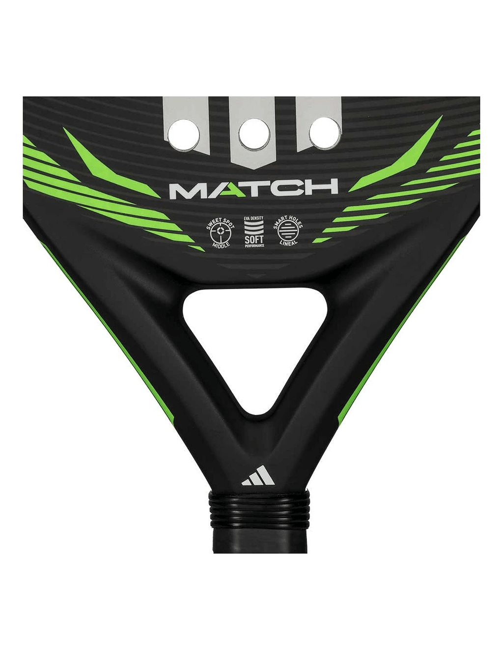 Adidas Match Black/Green 2026 Padel Racket - Playing Padel