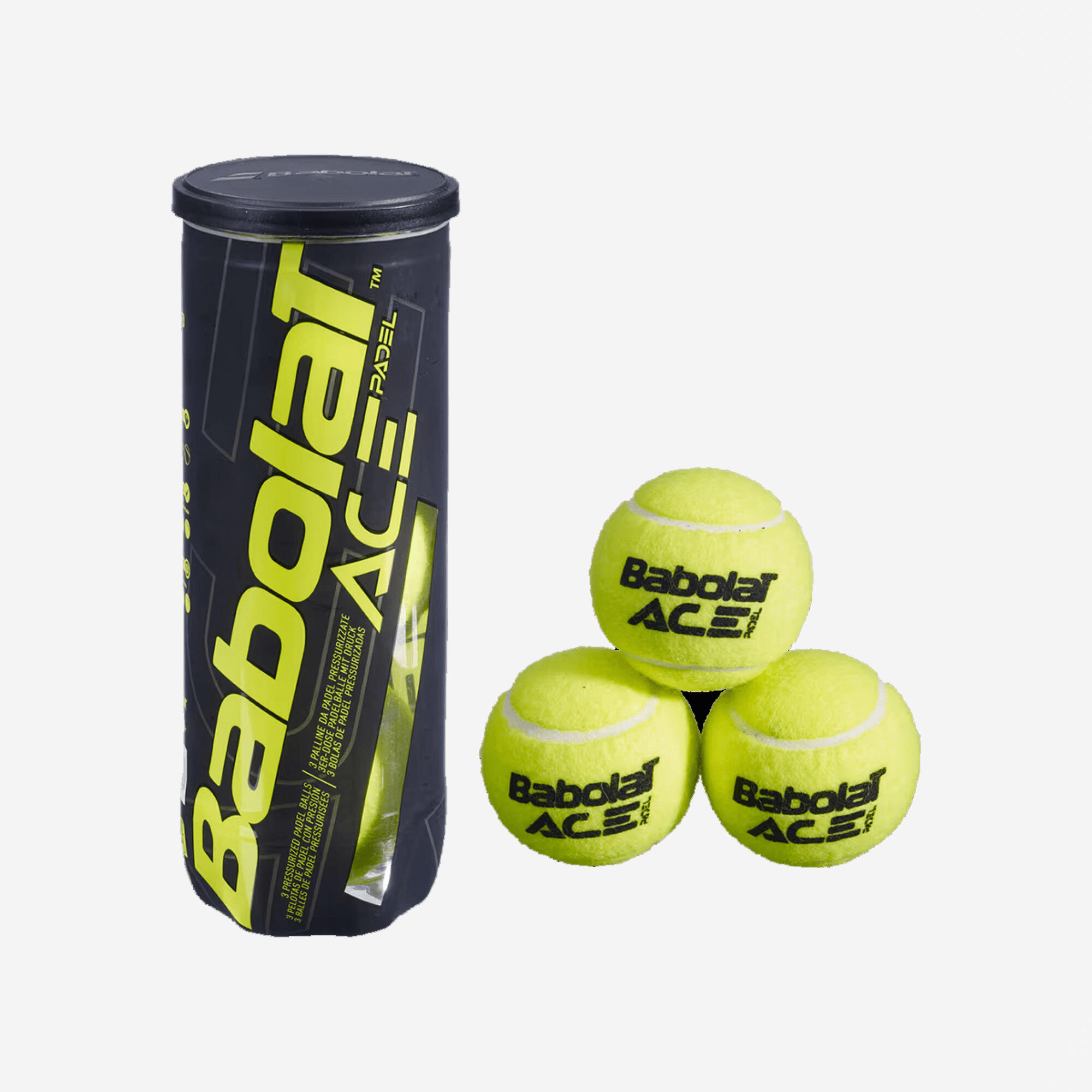 Babolat Ace (3 Padel Balls 1 x 3) - Playing Padel