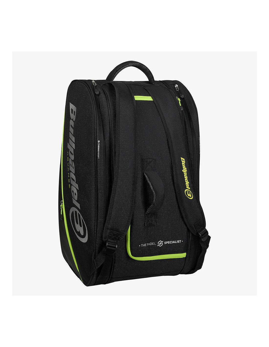 Bullpadel BPP26014 Black/Green Advance Padel Bag - Playing Padel