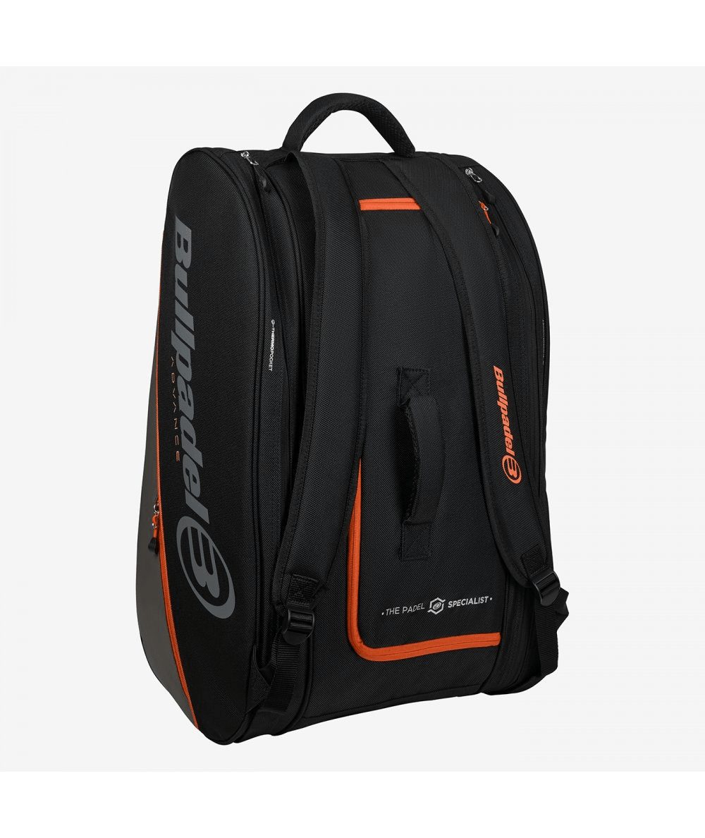 Bullpadel BPP26014 Black/Orange Advance Padel Bag - Playing Padel