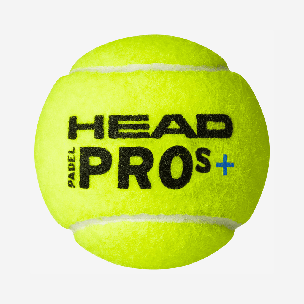 HEAD Pro S + (3 Padel Balls 1 x 3) - Playing Padel