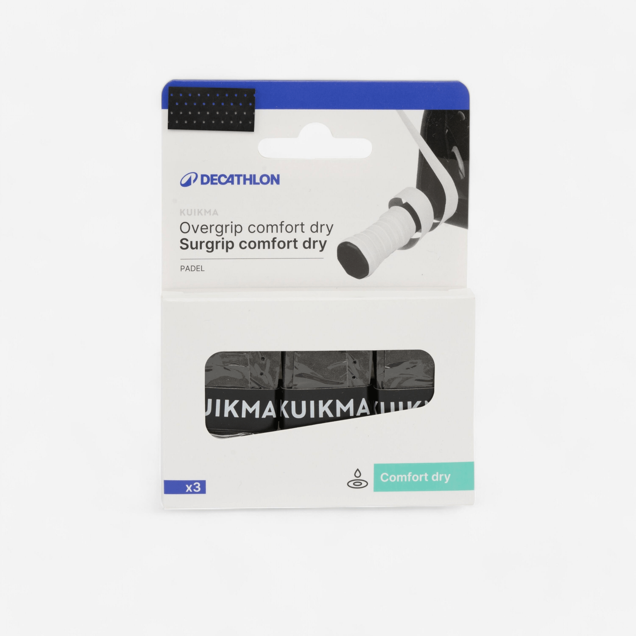 KUIKMA Comfort Dry Padel Grips x 3 - Playing Padel