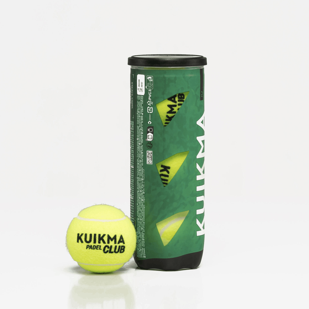 KUIKMA Padel Balls (3 Padel Balls 1 x 3) - Playing Padel