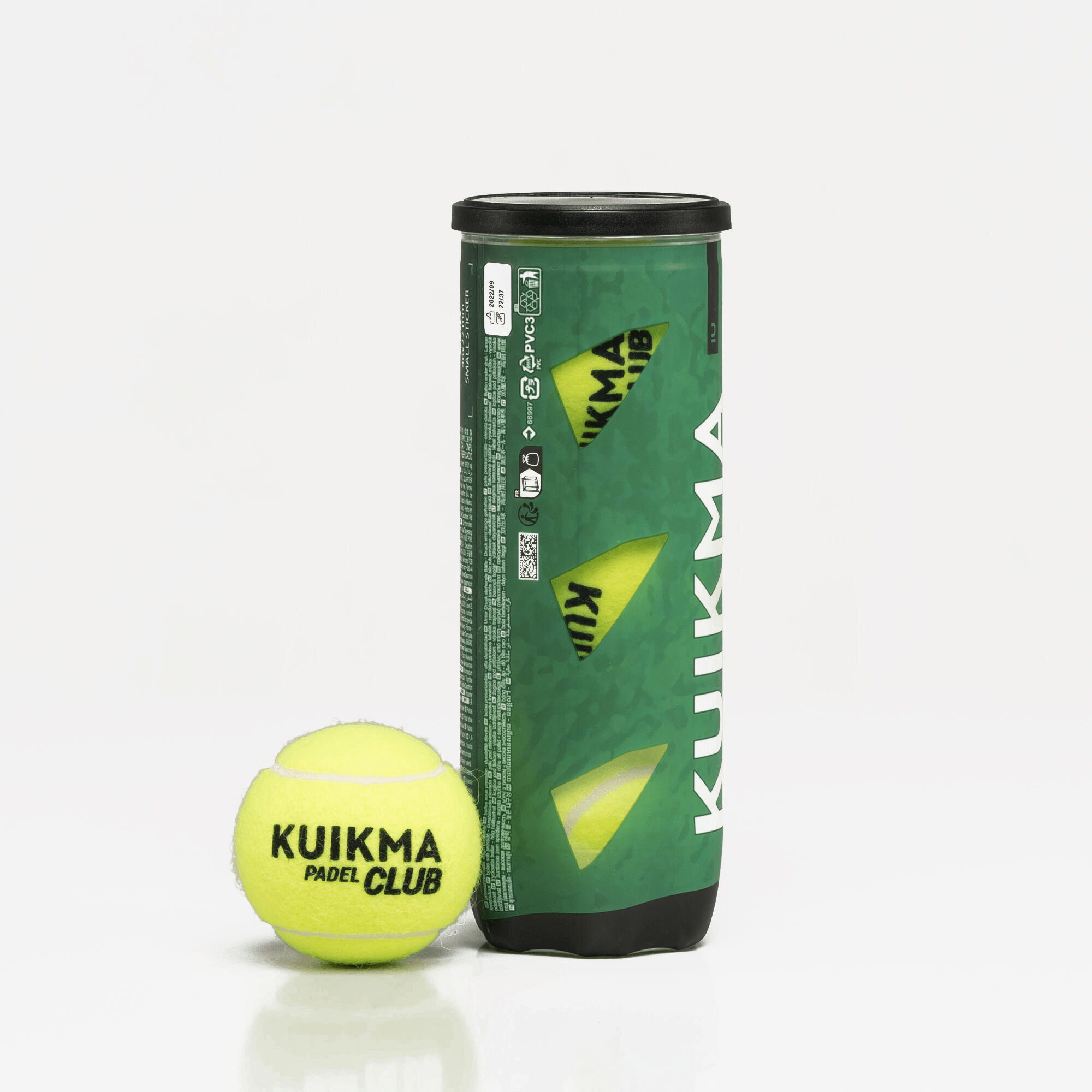 KUIKMA Padel Balls (3 Padel Balls 1 x 3) - Playing Padel