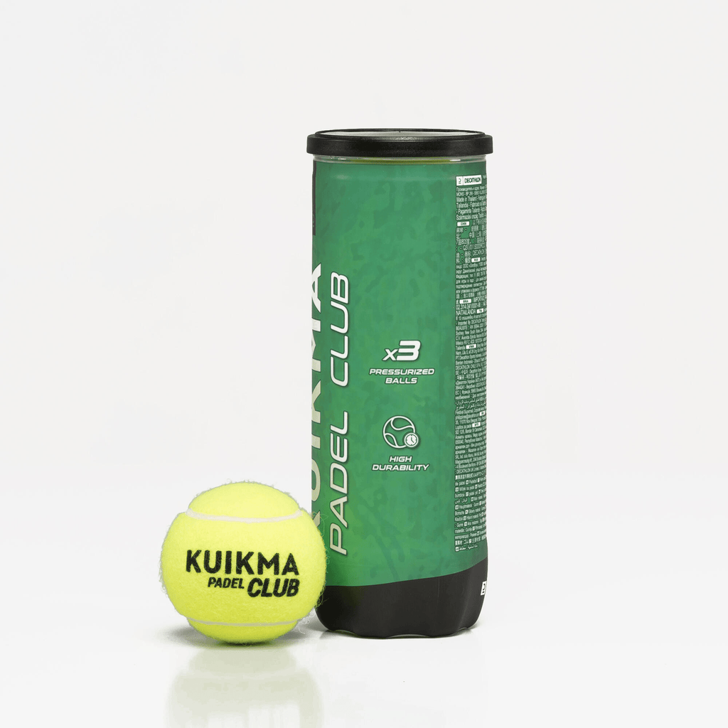 KUIKMA Padel Balls (3 Padel Balls 1 x 3) - Playing Padel