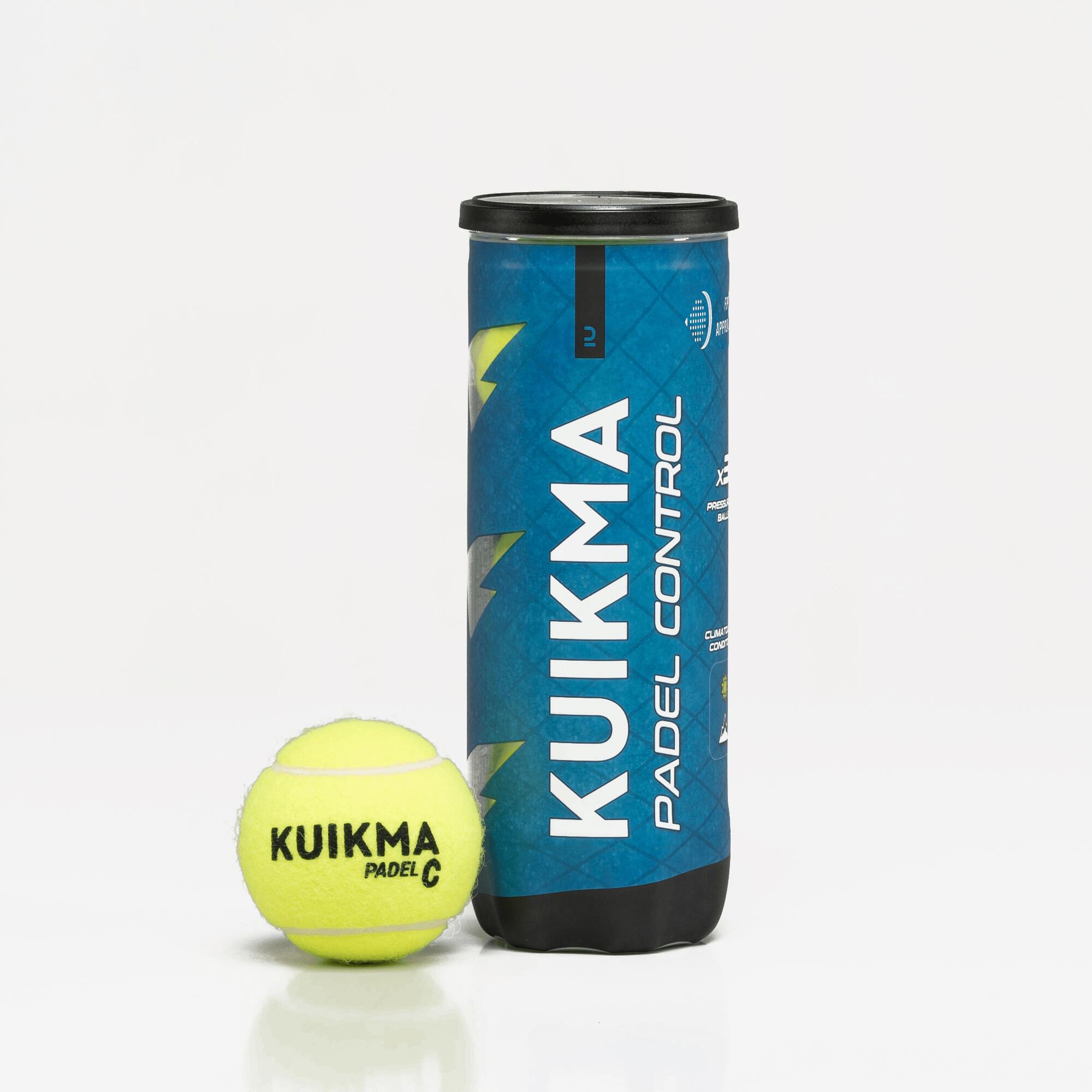KUIKMA PB Control (3 Padel Balls 1 x 3) - Playing Padel