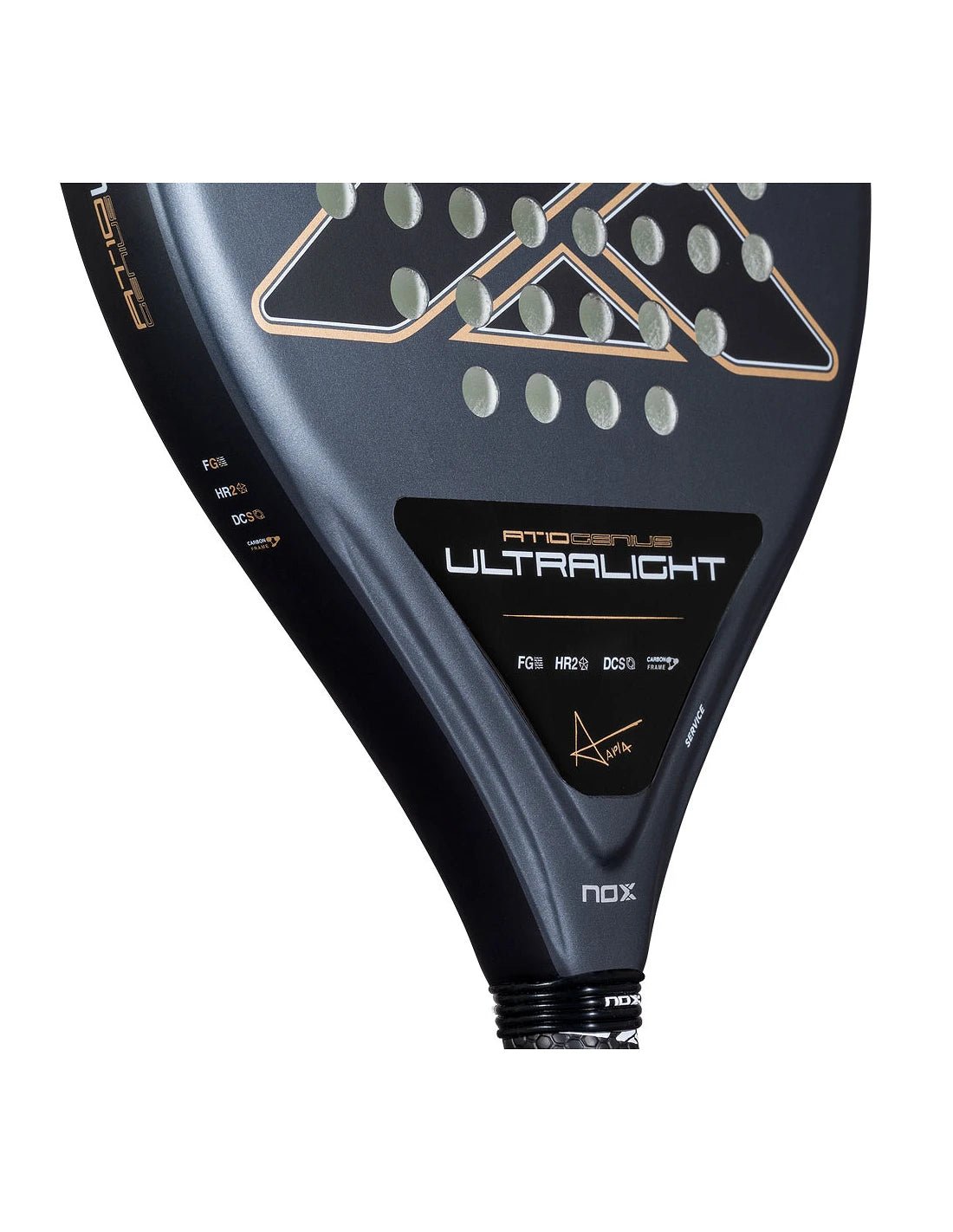NOX AT10 Genius Jr Ultralight Padel Racket - Agustin Tapia - Playing Padel