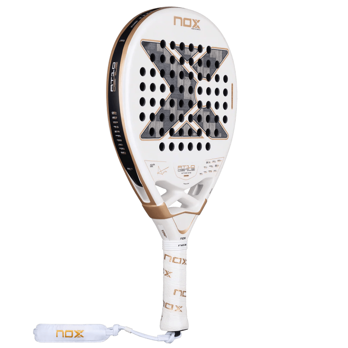 NOX AT10 Luxury Genius 12K Alum XTREM 2026 Padel Racket - Agustín Tapia - Playing Padel