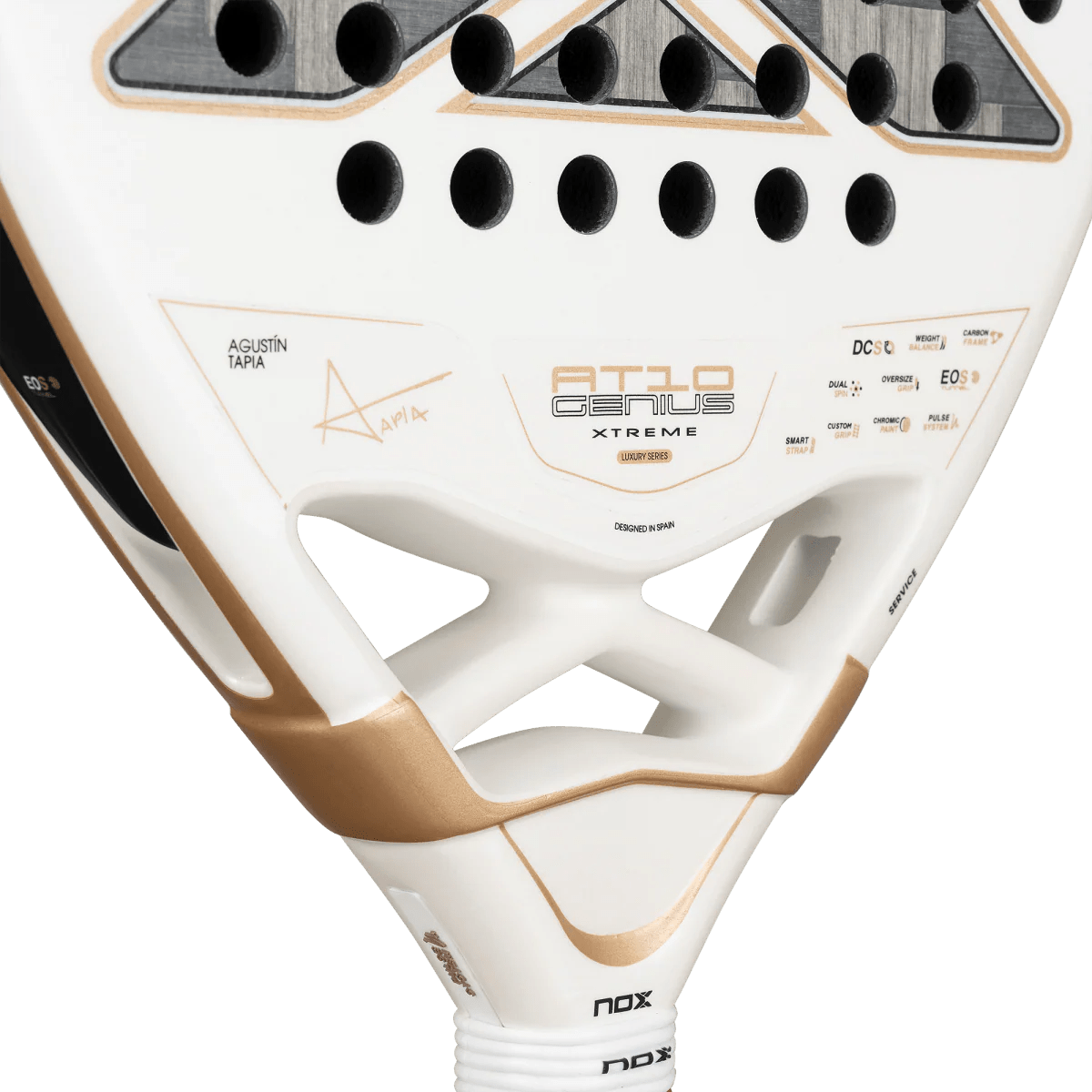 NOX AT10 Luxury Genius 12K Alum XTREM 2026 Padel Racket - Agustín Tapia - Playing Padel