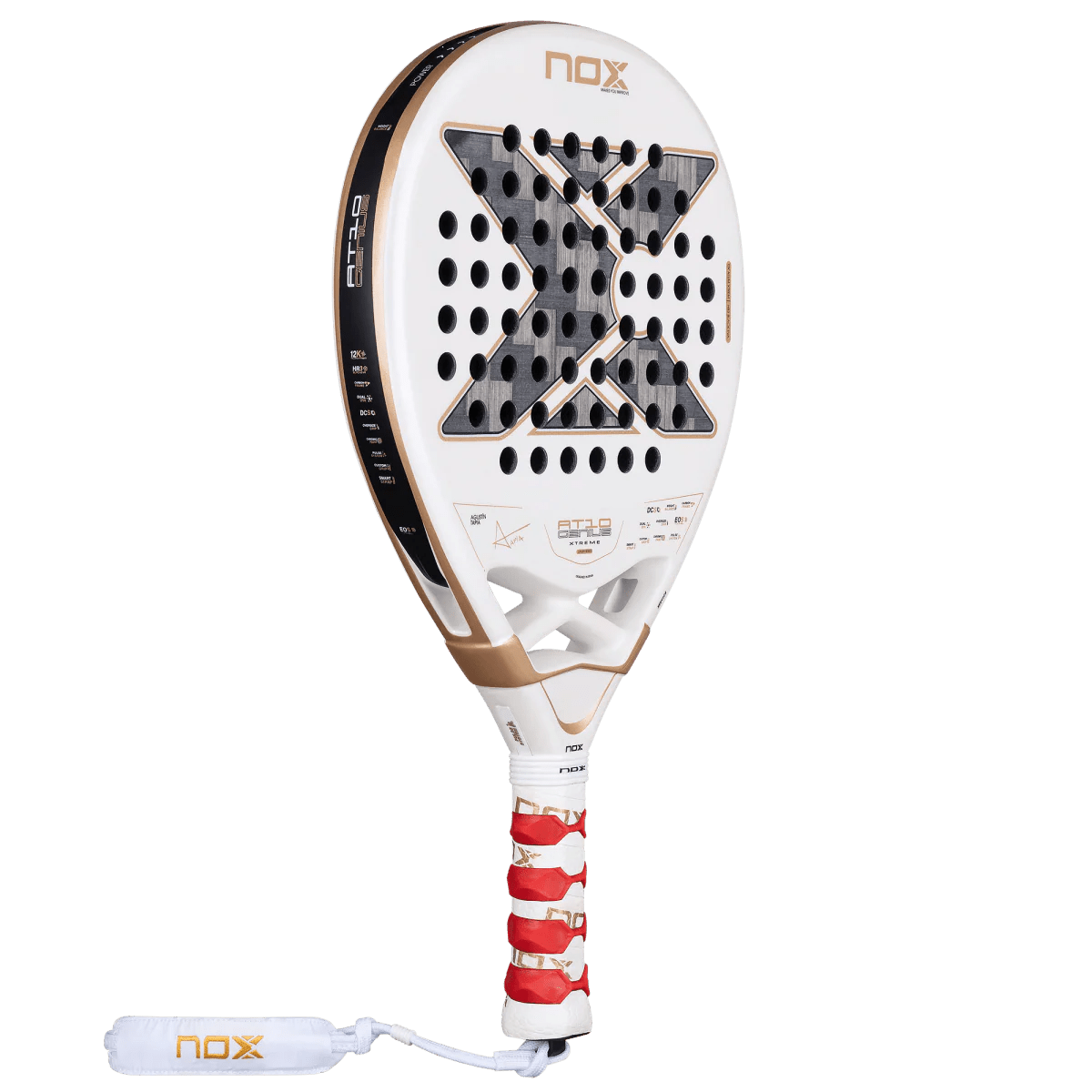 NOX AT10 Luxury Genius 12K Alum XTREM 2026 Padel Racket - Agustín Tapia - Playing Padel