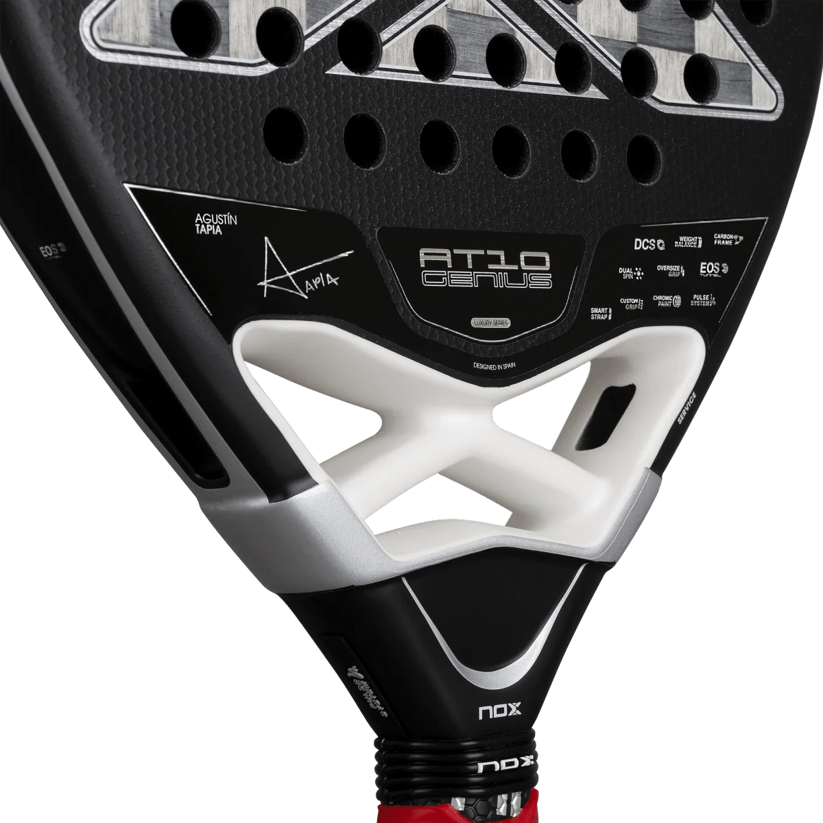 NOX AT10 Luxury Genius ATTACK 18K Alum 2026 Padel Racket - Agustín Tapia - Playing Padel