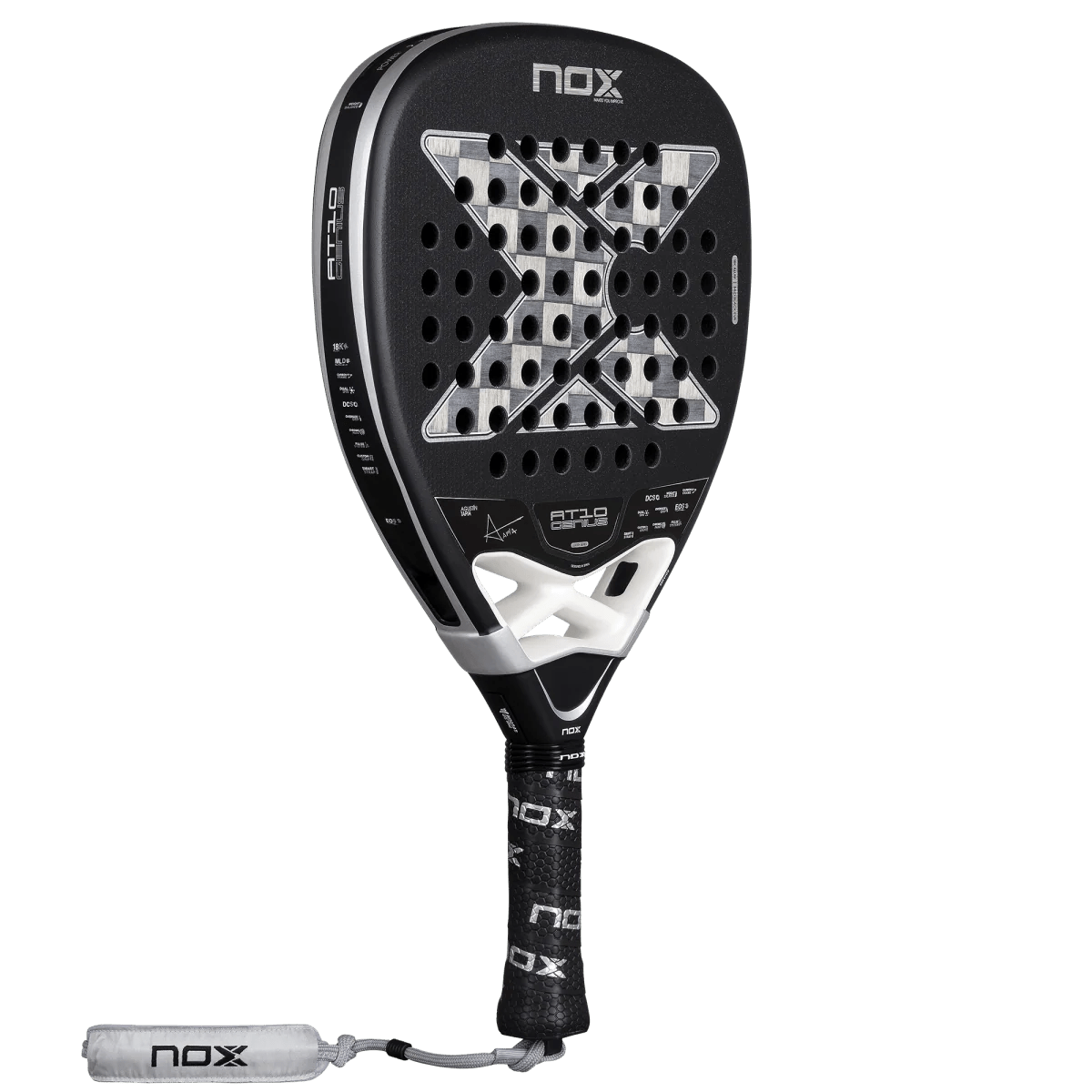 NOX AT10 Luxury Genius ATTACK 18K Alum 2026 Padel Racket - Agustín Tapia - Playing Padel