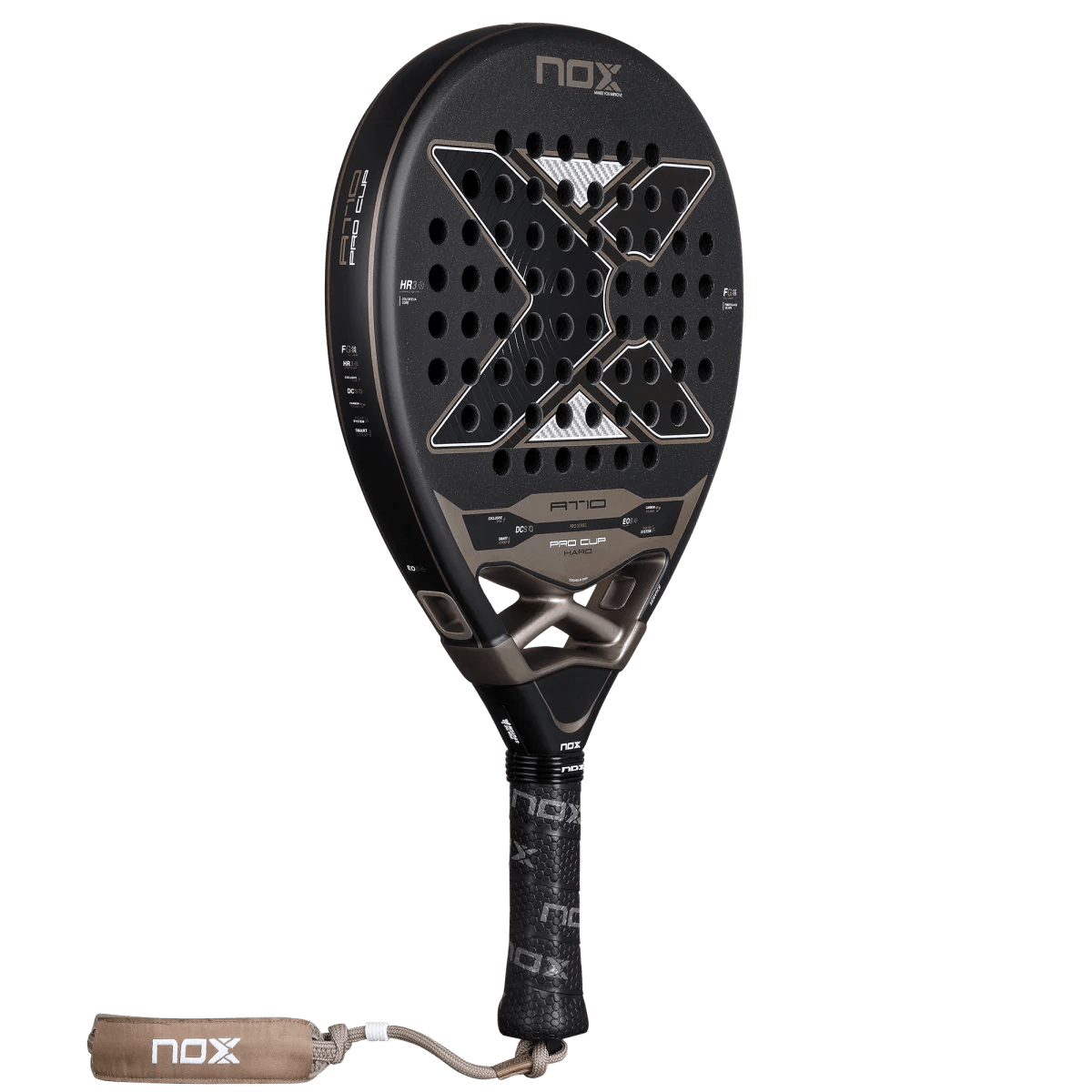 NOX AT10 Pro Cup HARD Padel Racket - Agustín Tapia - Playing Padel