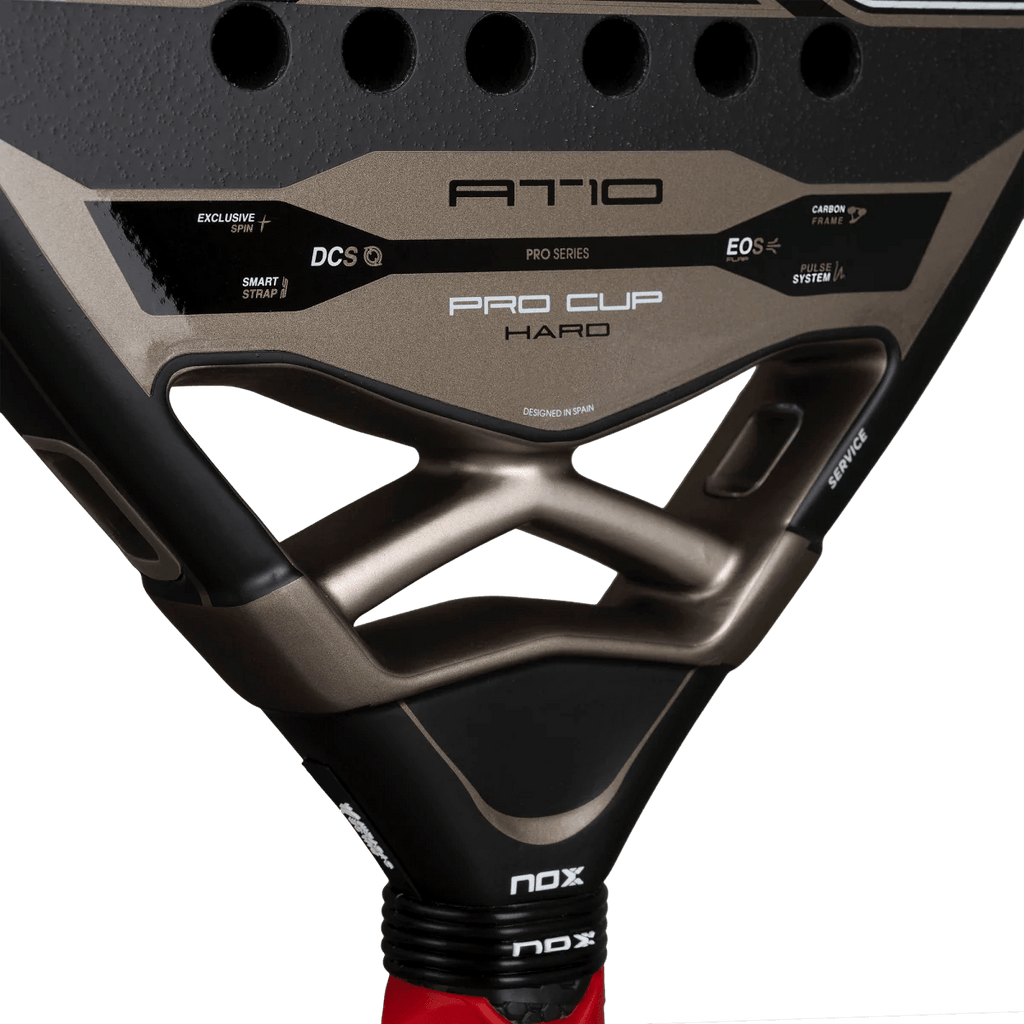 NOX AT10 Pro Cup HARD Padel Racket - Agustín Tapia - Playing Padel