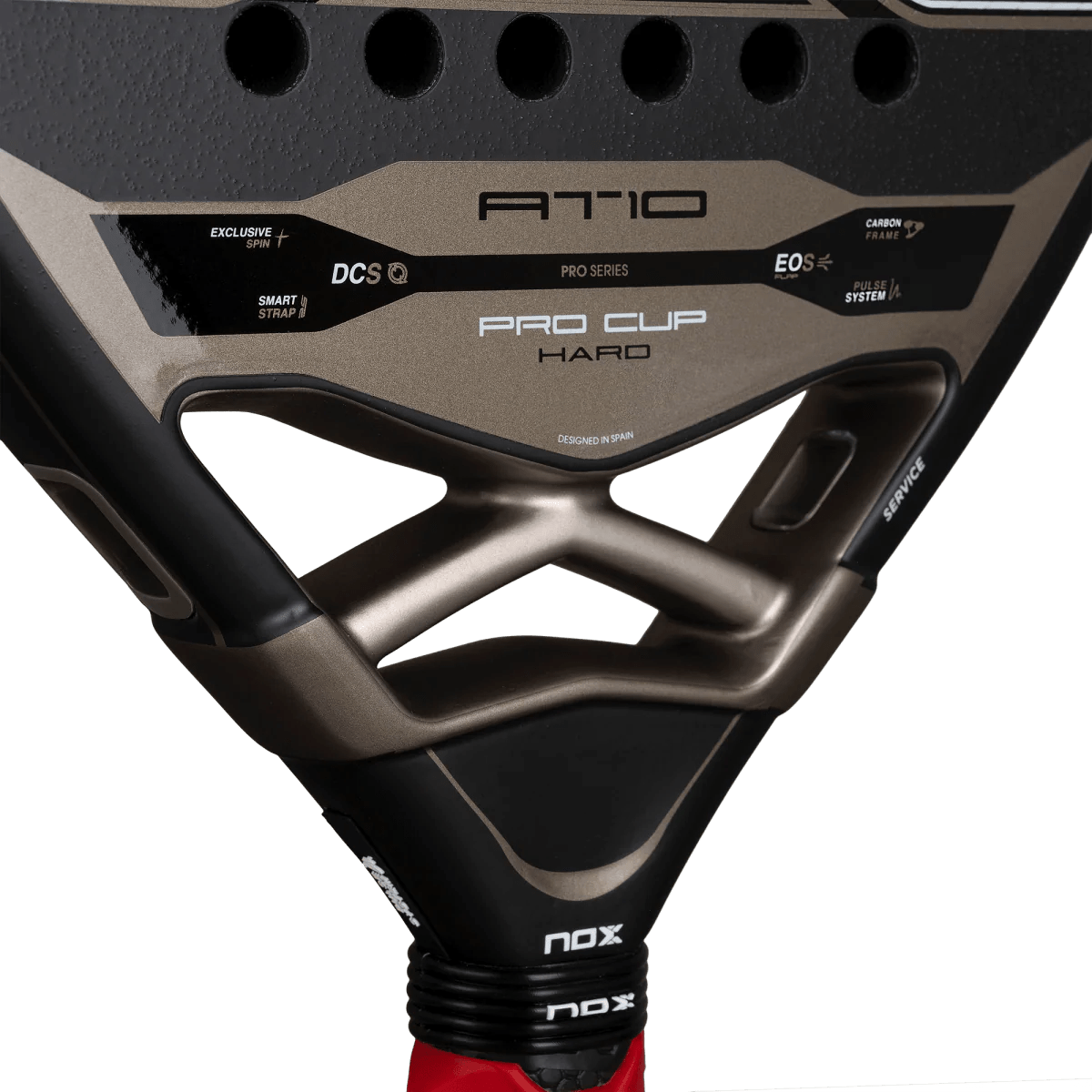 NOX AT10 Pro Cup HARD Padel Racket - Agustín Tapia - Playing Padel