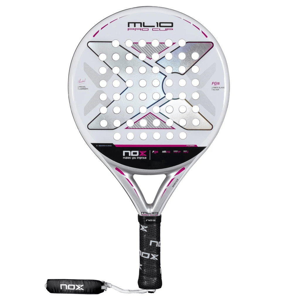 NOX ML10 PRO CUP SILVER Padel Racket - Miguel Lamperti - Playing Padel