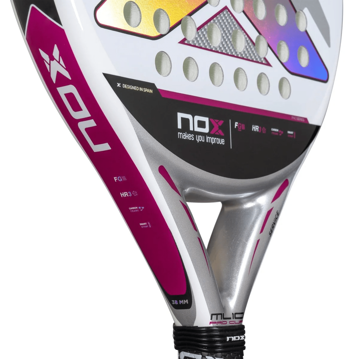 NOX ML10 PRO CUP SILVER Padel Racket - Miguel Lamperti - Playing Padel