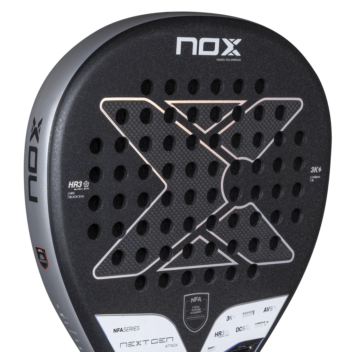 NOX NextGen Pro Attack 3K Padel Racket - Playing Padel