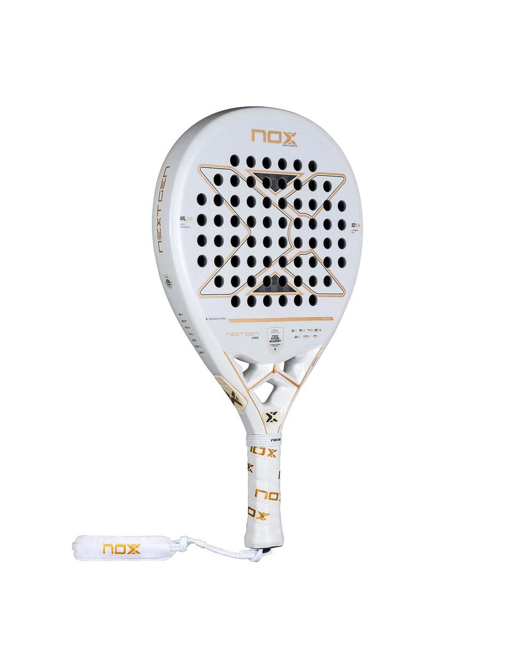 NOX Nextgen Pro Hybrid 12K NFA Series Padel Racket - Playing Padel