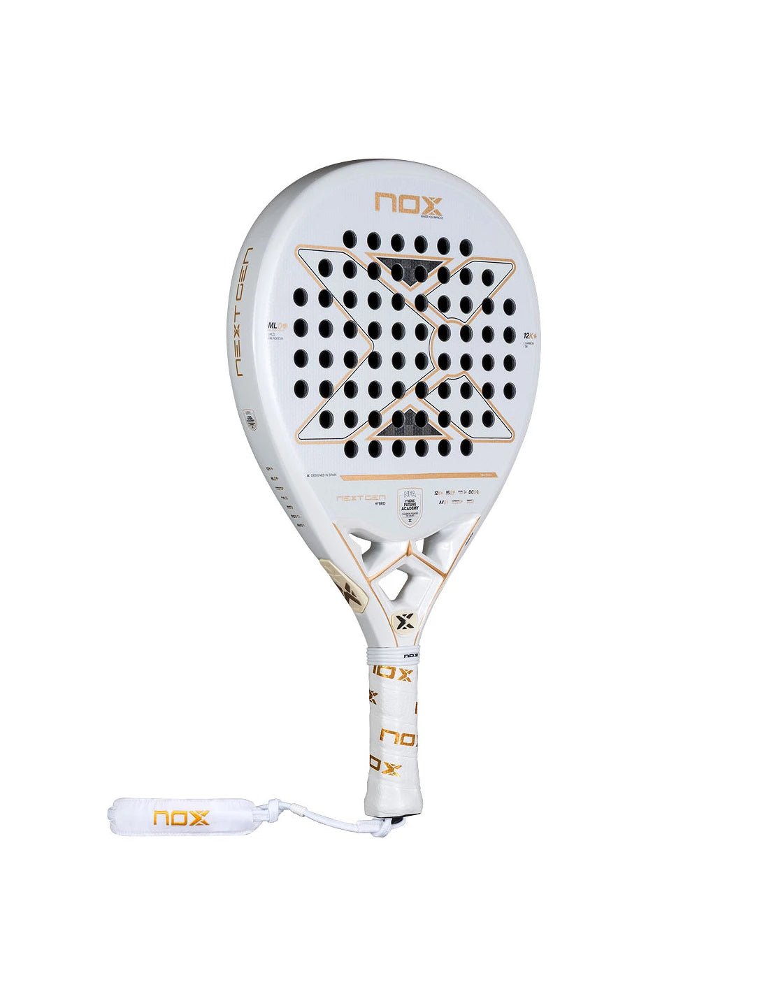 NOX Nextgen Pro Hybrid 12K NFA Series Padel Racket - Playing Padel