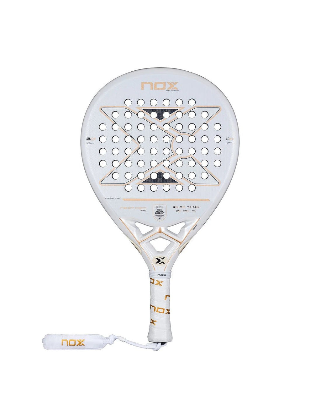 NOX Nextgen Pro Hybrid 12K NFA Series Padel Racket - Playing Padel