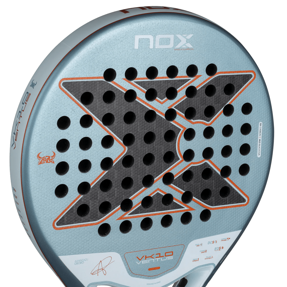 NOX VK10 Ventus Control 12K Padel Racket - Aranzazu Osoro - Playing Padel