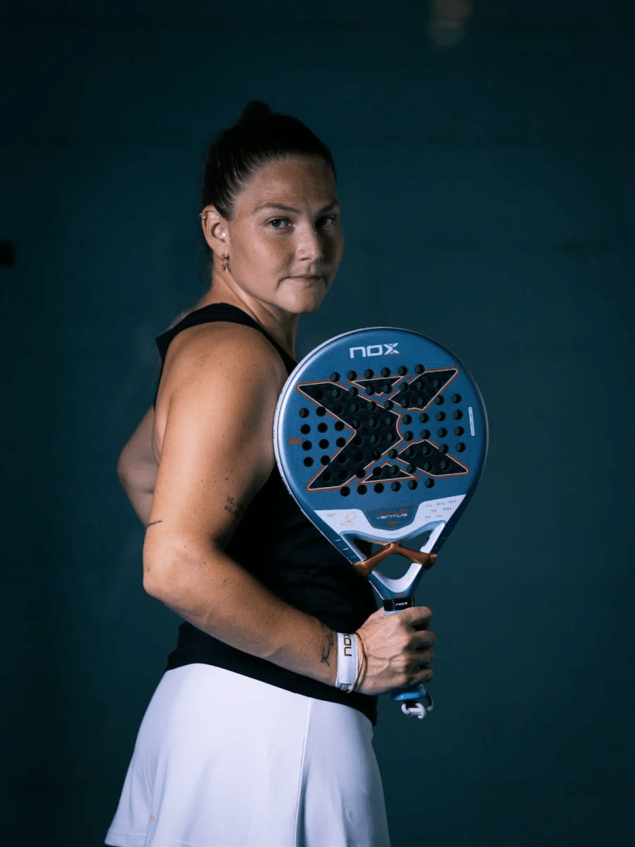 NOX VK10 Ventus Control 12K Padel Racket - Aranzazu Osoro - Playing Padel