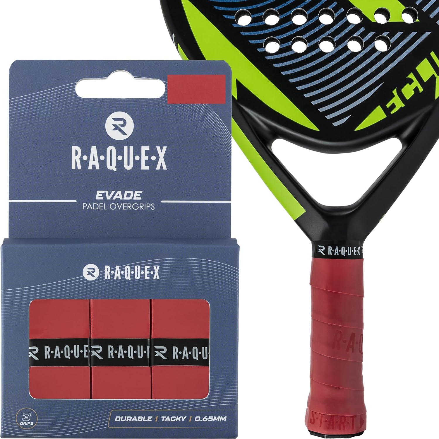 Raquex Evade Padel Grips x 3 - Playing Padel