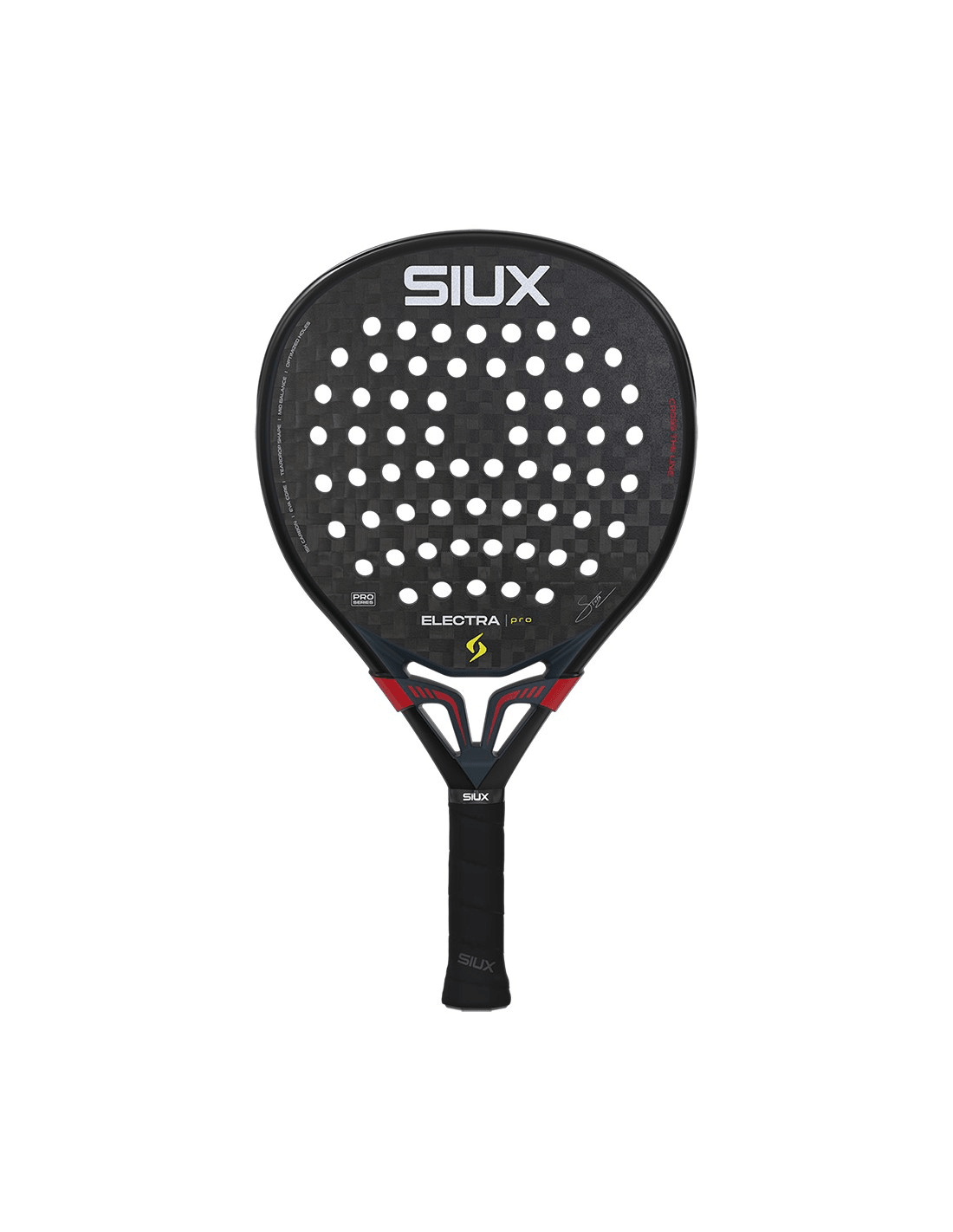 Siux Electra Pro 2026 Shadow Red Padel Racket - Playing Padel