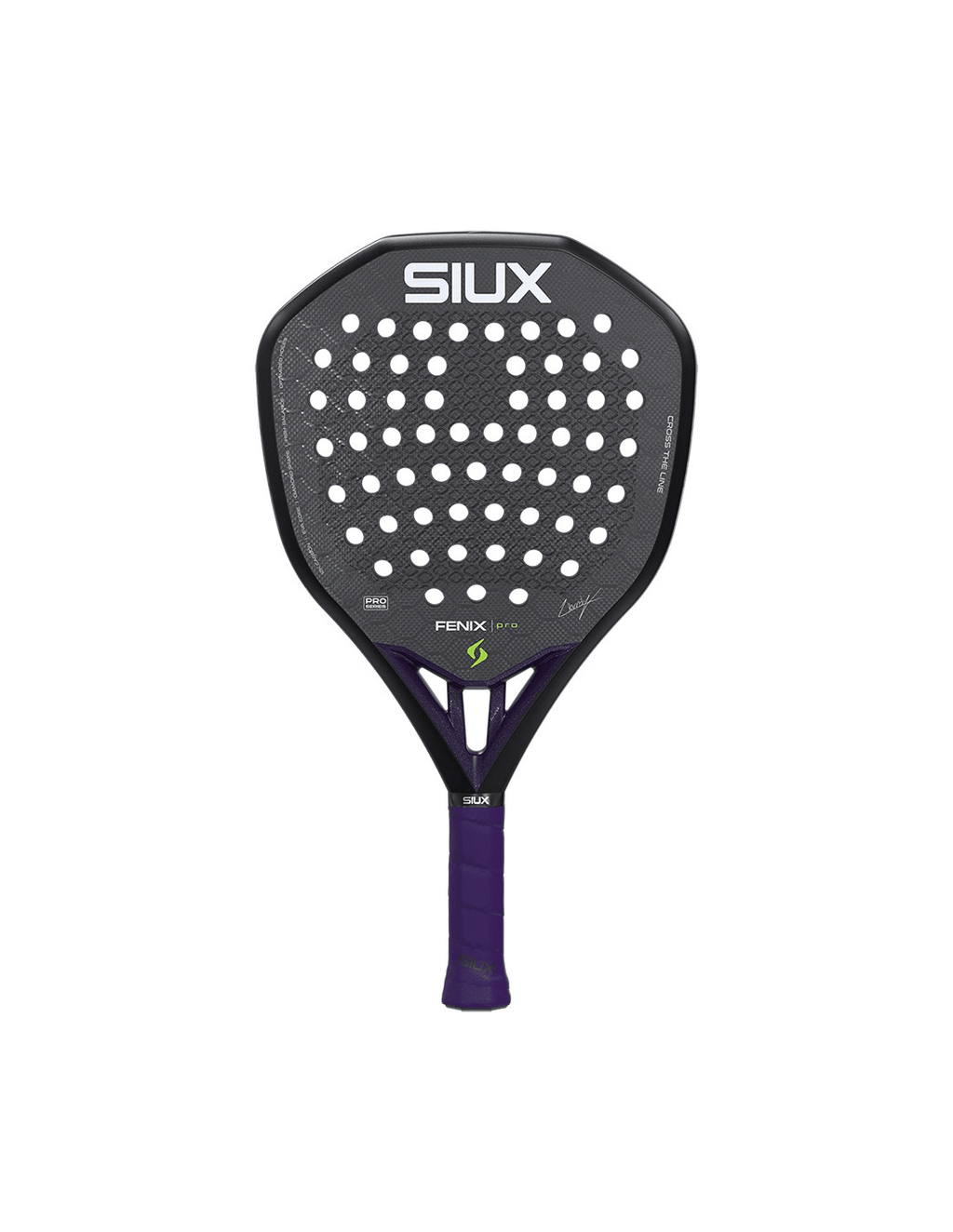 Siux Fenix Pro 2026 Black Padel Racket - Playing Padel