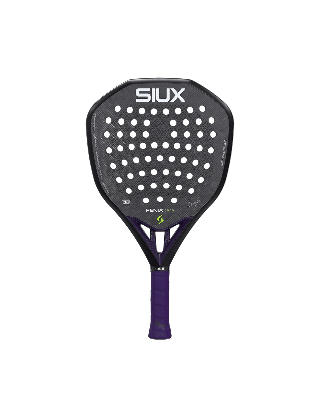 Siux Fenix Pro 2026 Black Padel Racket - Playing Padel