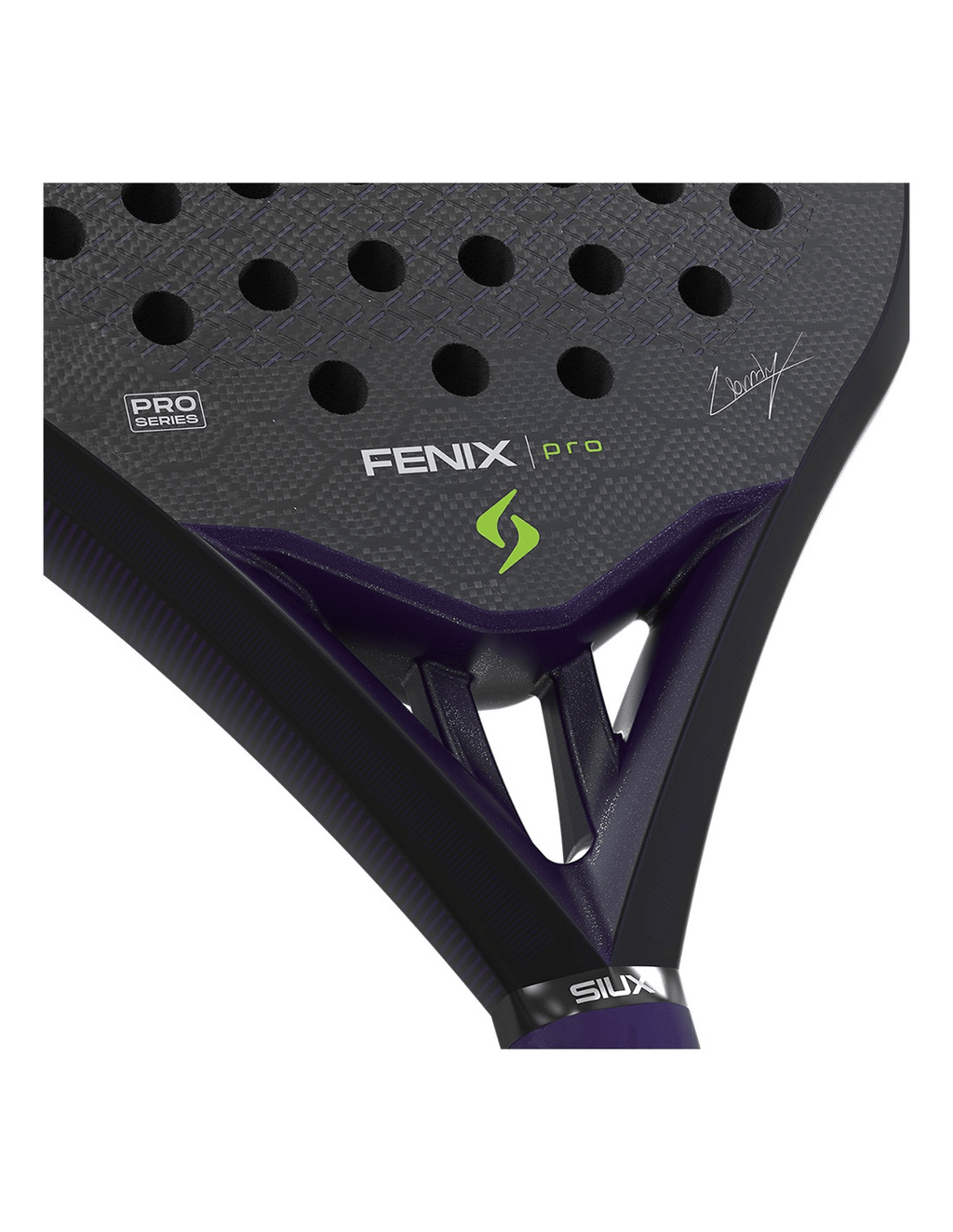 Siux Fenix Pro 2026 Black Padel Racket - Playing Padel