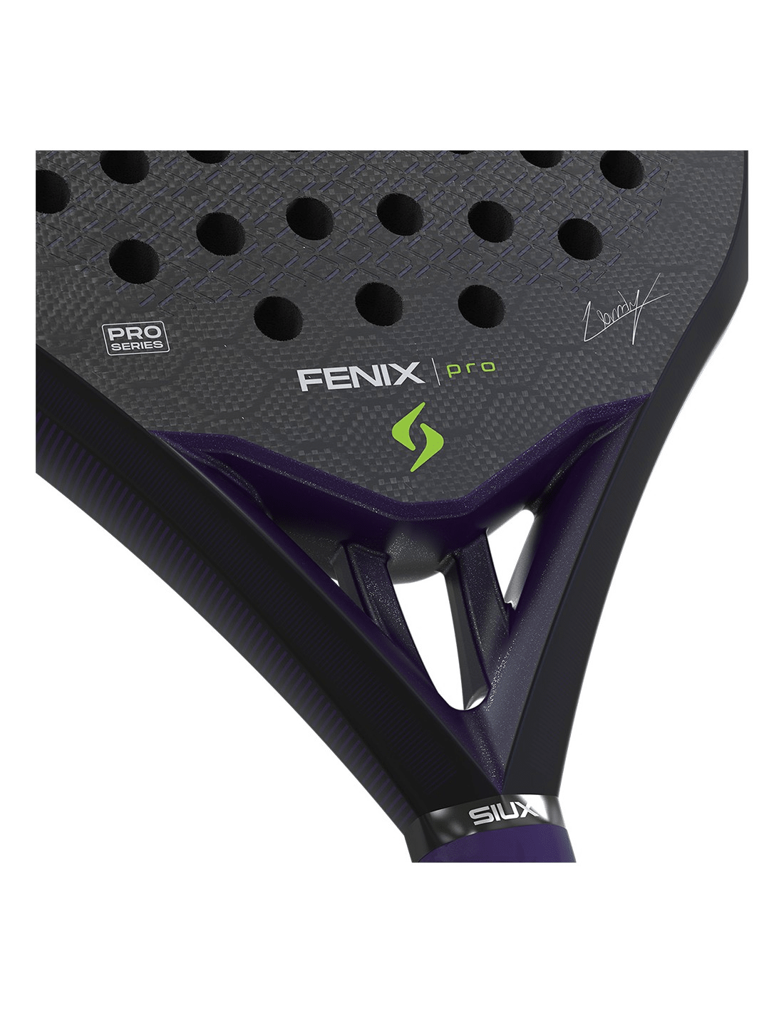 Siux Fenix Pro 2026 Black Padel Racket - Playing Padel