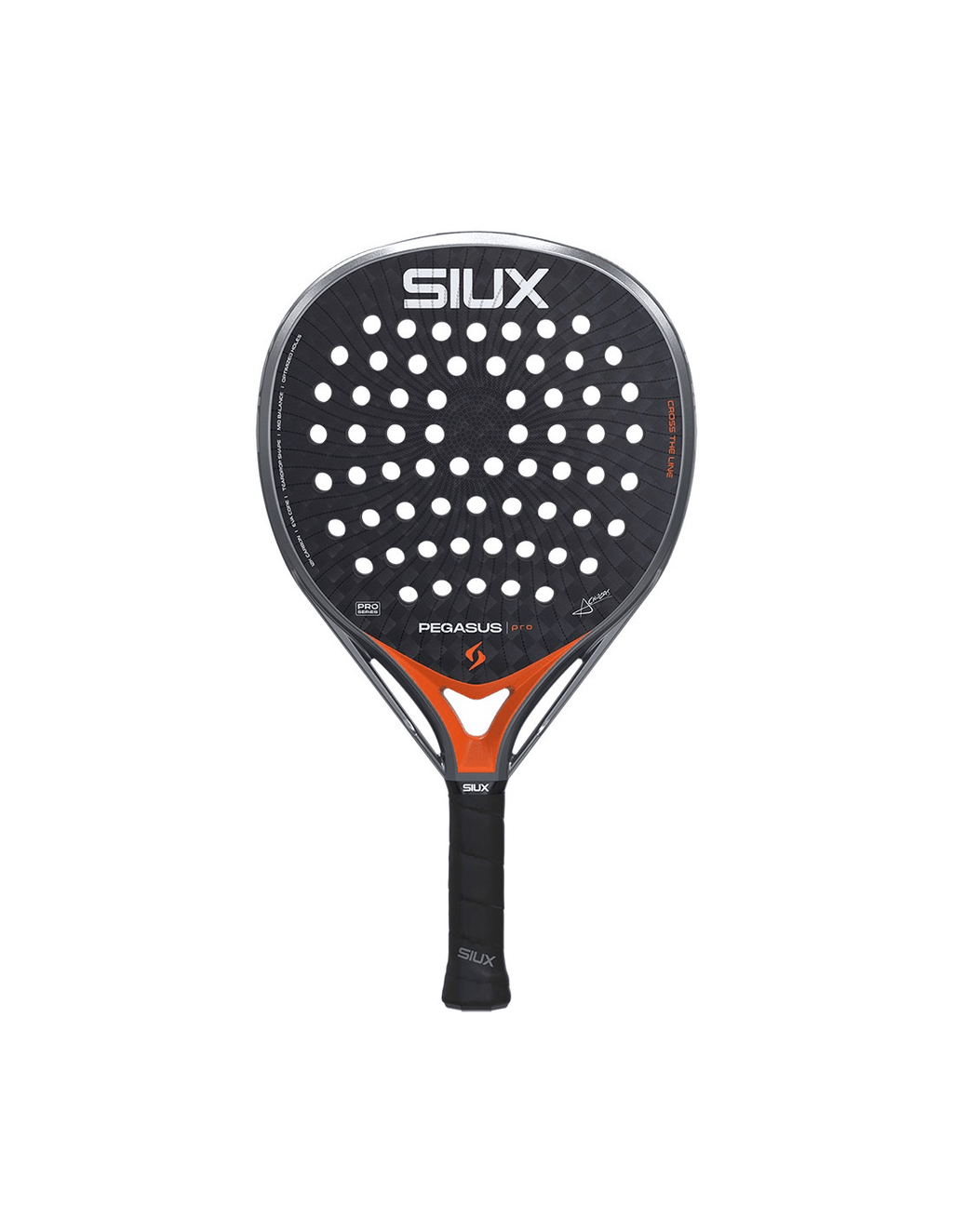Siux Pegasus Pro 2026 Lava Orange Padel Racket - Playing Padel
