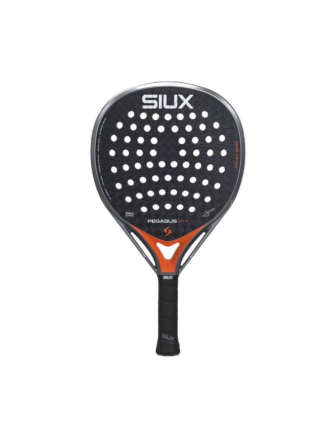 Siux Pegasus Pro 2026 Lava Orange Padel Racket - Playing Padel