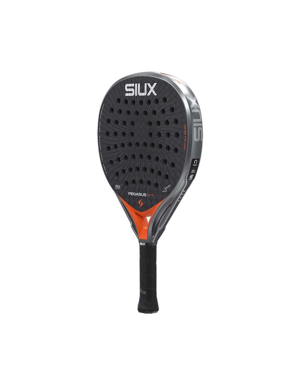 Siux Pegasus Pro 2026 Lava Orange Padel Racket - Playing Padel