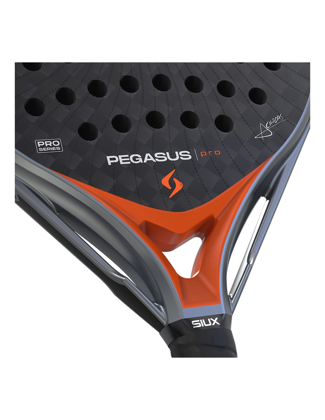 Siux Pegasus Pro 2026 Lava Orange Padel Racket - Playing Padel