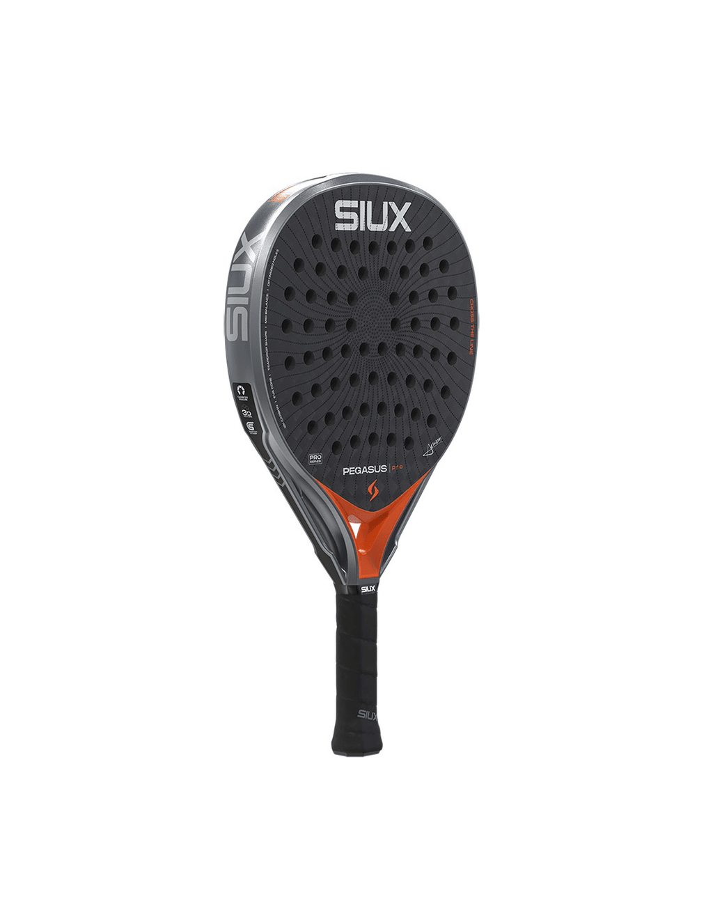Siux Pegasus Pro 2026 Lava Orange Padel Racket - Playing Padel
