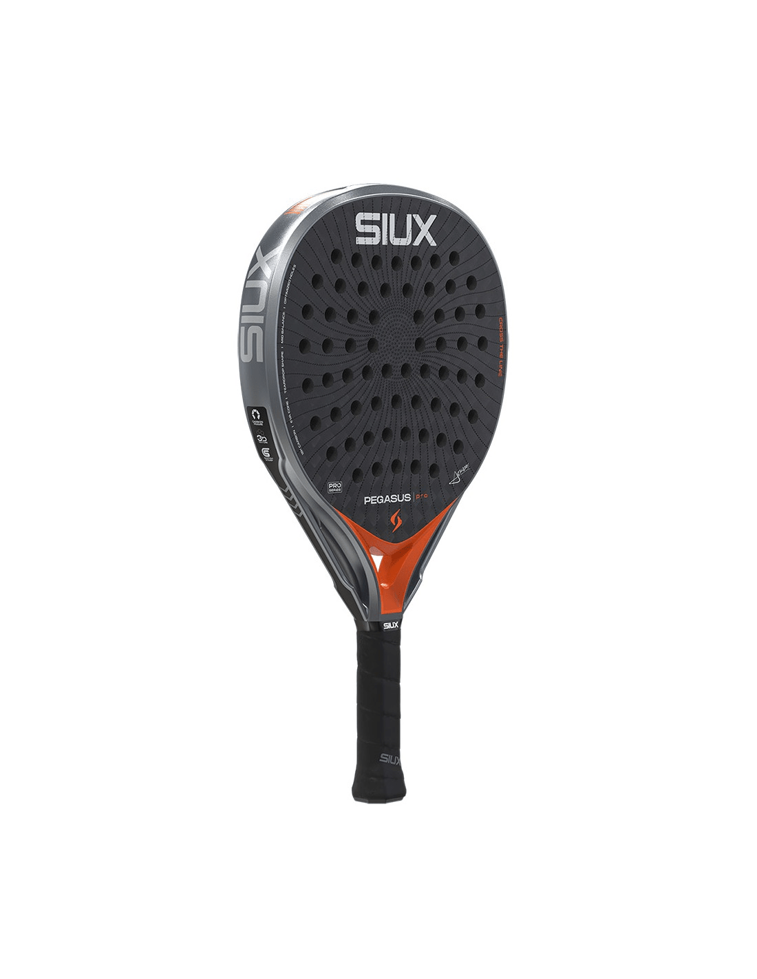 Siux Pegasus Pro 2026 Lava Orange Padel Racket - Playing Padel