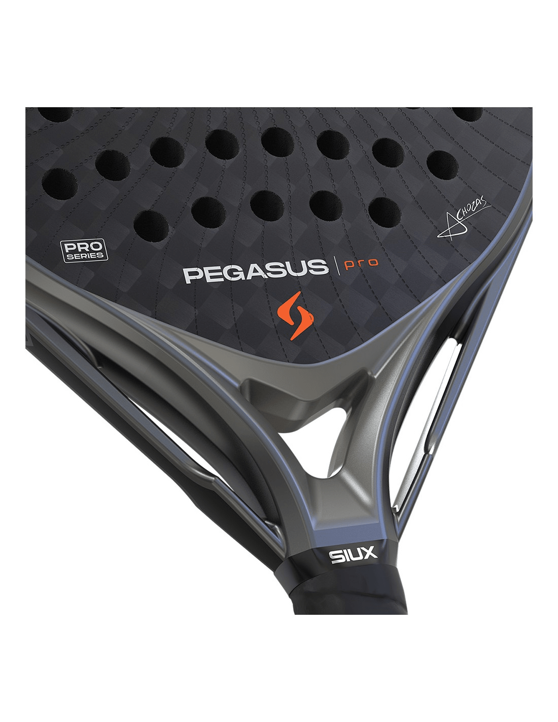 Siux Pegasus Pro 2026 Storm Grey Padel Racket - Playing Padel
